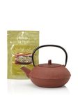 Primula Brown Ribbed 28 Ounce Cast Iron Teapot