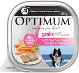 OPTIMUM DOG Grain Free Wet Dog Food Salmon, Sweet Potato 85 grams, 14 Pack, One Size