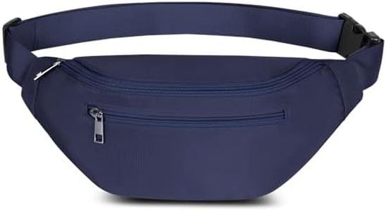Sacs Banane Ville De Sécurité pour Voyage Randonnée Homme Femme, ACS de Sport Vélo à Dos Waist Fanny Pack Running Outdoor Sport de Randonnée (Bleu)