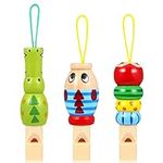 Gadpiparty 3pcs Animal Wooden Whist