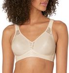 Playtex Women's 18 Hour Seamless Comfort Flex Wirefree Bra, Light Beige, 36DD