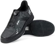 KR Strikeforce Jet FT Black/Silver Left Hand Medium Size 10.5 Men's Bowling Shoe