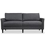 Yaheetech 2 Seater Sofa, 191cm, Modern Fabric Sofa Couch, Love Seat Sofa Settee, Sectional Sofa for Living Room, Office, Bedroom, Grey