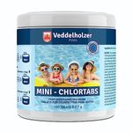 Veddelholzer 180 Chlorine Mini Tabs. Fast dissolving chlorine tablets for hot tubs & swimming pool, children's pools & whirlpools. Pool Accessories Pool Cleaning & Disinfection hot tub chemicals