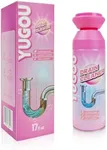 Yugou Drain Cleaner, Sink Drain Cleaner, Foam Drain Cleaner, Sink Cleaner and Deodorizer, Drain Clog Remover for Kitchen Drains, Sinks, Shower Drains, Tubs