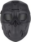 Airsoft Paintball Front Face Mask,With Goggles Night Vision Adapter Base Tactical Wild Mask