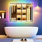 Lvifur 40”x32” RGB LED Bathroom Mir