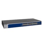 NETGEAR 24 Port 10GB Switch (XS724EM) | Multi-Gigabit Smart Managed Plus Switch | 2 x 10G SFP+ | Desktop or Rackmount, and ProSAFE Lifetime Protection