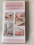 Welcome To Our Gorgeous Granddaughter Baby Girl New Baby Birth Card From Grandparents White/Pink Baby Feet/Hands/Booties/Cot 3D/Foil Detail(PRELUDE45544)