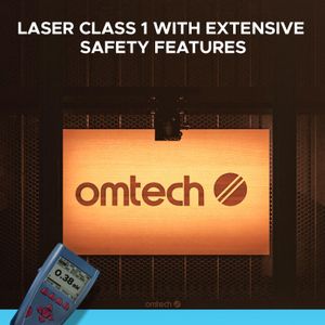 OMTech 130W CO2 Laser Engraver – High-Power Cutting Machine