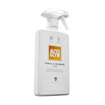 Autoglym Vinyl And Rubber Care, 500ml - Fresh Lemon Scented Interior Car Cleaner Spray Designed To Protect Your Dashboard and Other Interior Plastics, White