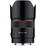 Rokinon AF 75mm F1.8 Full Frame Compact Auto Focus Telephoto Lens for Sony E Mount (IO75AF-E)