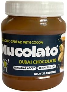 Nucolato Dubai Chocolate Spread | Healthy Snacks,Gluten Free, Low Carb, No Sugar Added - No Palm Oil, Dubai Chocolate, Perfect Dessert & Breakfast Topping Sugar free