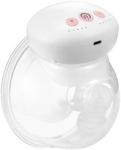 Playpals Wearable Electric Breast Pump, Pain Free Hands-Free Breast Pumps with 3 Modes & 10 Levels, Rechargeable Milk Pump for Travel & Home, Super Quiet, 24mm, Elegant Whit