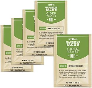 5X Mangrove Jack's Yeast Cider M02 Craft Series Yeast 9g Treats 23L