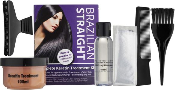 Brazilian Keratin Hair Straightening Kit – Smoothing Treatment