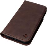 Porter Riley - Leather Case for iPhone 8 Plus/iPhone 7 Plus. Premium Genuine Leather Stand/Cover/Wallet/Flip Case (Chocolate Brown)