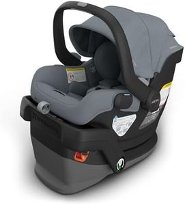 UPPAbaby Mesa V3 Infant Car Seat - Easy Installation + SmartSecure Technology - Attaches to Stroller | Base + Infant Insert Included - Callum (Stone Blue)