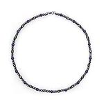 Magnetic Necklace Black Obsidian Pu