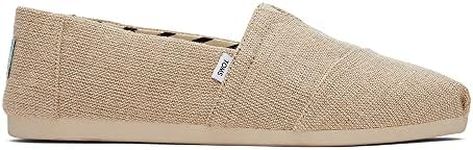 TOMS Men's Alpargata Loafer Flat, Natural Undyed, 10