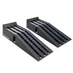 LIEKUMM Car Ramps, Heavy Duty Kerb Ramp, 90x28x22cm Maintenance Ramps for Car, SUVs, Motorhome, Automotive Lifting with 3 Tonnes Capacity