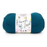 Lion Brand Yarn Pound of Love Yarn, 1 Pack, Cascade