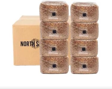 North Spore Organic Sterlized Mushroom Spawn Bag, 8 Pack