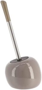 PISE Freestanding Taupe Toilet Brush and Holder Set
