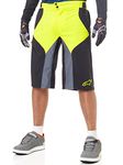 Alpinestars Men's Outrider Water Base Resistant Shorts, Size 30, Black Acid Yellow