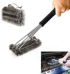 BBQ Brush 45cm Heavy Duty Grill Brush Long Handle BBQ Cleaning Kit for BBQ Grill