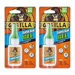 Gorilla Super Glue Gel 15g (Pack of 2)