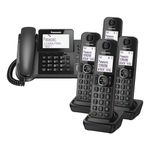 Panasonic KX-TGF325 Corded and Four Cordless Handsets Home office Telephone Kit with Answerphone and Nuisance Call Blocker