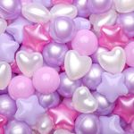 Ball Pit Balls for Ball Pit -Plastics Balls for Baby Toddler BPA Free Phthalate Free Crush Proof Plastic Balls -Girls Boys Indoor Outdoor Fun (Pink Purple)