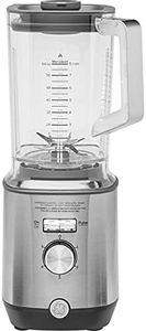 GE Blender | 5-Speed + Pulsing Option | Kitchen Essentials Blender for Shakes, Smoothies & More | Large 64 oz Tritan Jar, 7-9 Servings per Batch | Stainless Steel Blades & Exterior Finish | 1000 Watts