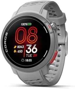 COROS PACE Pro GPS Sport Watch, 1.3-inch AMOLED Touchscreen, Fastest in Class Processor, 20 Days Battery Life, Navigation with Global Offline Maps, Sleep Tracking, Running, Cycling, Swimming (Gray)