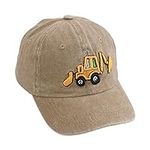 Cute Embroidery Excavator Kids Base