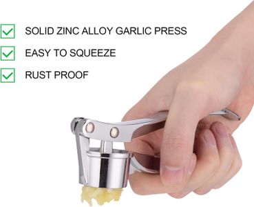 Jsdoin Heavy Duty Garlic Press – Stainless Steel Kitchen Tool