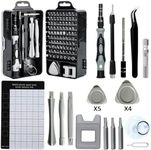 Generic Precision Magnetic Screwdriver Set 124-Piece Electronics Tool Kit with 101 Bits, for Computer, Laptop, Cell Phone, PC, Mac, iPhones Repair, Black