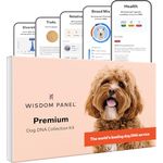 Wisdom Panel Premium: Most Comprehensive Dog DNA Test for 260+ Health Tests | Accurate Breed ID and Ancestry | Traits | Relatives | Genetic Diversity | Vet Consult