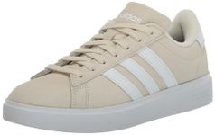 adidas Women's Grand Court 2.0 Tennis Shoe, Wonder White/White/Wonder White, 11