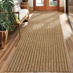 koloko 3ft x 12ft Runner Rug Non-Slip Outdoor Indoor Carpet Runner Custom Size Floor Runners Area Rugs Mat with Rubber Backing for Hallway Entryway Balcony Patio Kitchen Garage Stair Laundry