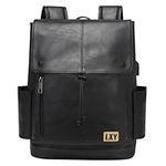 LXY Leather Laptop Backpack Women V