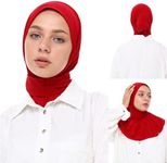 Marwa Fashion Muslim Hijab for Women - Premium Quality hijab scarf for women made up of 100% Stretchable Polyester, Instant hijab