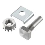 PalpitateC Replacement Shower Door Pivot Pin with Hex-Nut and Washer for Pivot Shower Doors