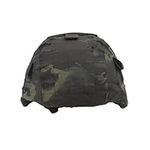 Danonlly Helmet Cover Without Helmet Hunt Airsoft Paintball Scratch-resistant Helmet Anti-Splash Accessories For MICH 2000 Black MC camouflage