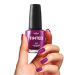 Matra TINTED Deep Burgundy Nail Polish Paint (15ml) - Quick Drying, Long-lasting, No Chip Nail Enamel with High Colour Payoff - Non-UV Nail Lacquer - No Toxin, Cruelty-free Nail Colour - Fine Wine