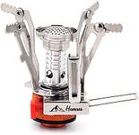 Hamans Ultralight Portable Outdoor Backpacking Stove Camping Stoves Gas Stoves with Piezo Ignition (Only Stove)