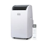 BLACK+DECKER 12,000 BTU Portable Air Conditioner up to 550 Sq.Ft. with Remote Control, White