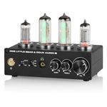 Douk Audio T9 Vacuum Tube Phono Preamp Stereo Turntable Preamplifier with Headphone Output and Treble Bass Control for MM/MC Record Player, Home Hi-Fi Audio, Amplifier, Speaker
