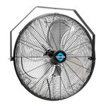 Tornado - 20 Inch High Velocity Industrial Wall Fan - 4750 CFM - 3 Speed - 6 FT Cord - Industrial, Commercial, Residential Use - UL Safety Listed